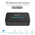 BT200 NFC Bluetooth 5.0 -äänivastaanotin - AUX 3.5mm ja RCA-sovitin - musta