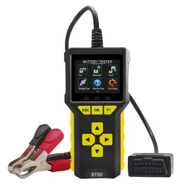 BT80 2-in-1 OBD2-diagnostiikkaskanneri ja akkutesteri - 6V-24V, 2.4" HD-TFT-näyttö