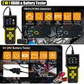 BT80 2-in-1 OBD2-diagnostiikkaskanneri ja akkutesteri - 6V-24V, 2.4" HD-TFT-näyttö