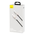 Baseus Cafule Metal Series USB-A ja USB-C kaapeli - 66W, 1m - musta