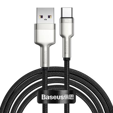 Baseus Cafule Metal Series USB-A ja USB-C kaapeli - 66W, 2m - musta