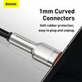 Baseus Cafule Metal Series USB-A ja USB-C kaapeli - 66W, 2m - musta