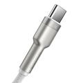 Baseus Cafule Metal Series USB-A ja USB-C kaapeli - 66W, 2m - Valkoinen