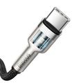 Baseus Cafule -sarjan metallinen USB-C-kaapeli 100W CATJK-C01 – 1m – musta