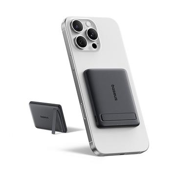 Baseus PicoGo AM31 MagSafe -varavirtalähde 5000mAh, telineellä - musta