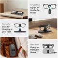 BoboVR CG2 3-in-1 -latausasema Meta Ray-Ban -älylaseille - musta