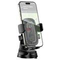 Borofone BH132 painovoimainen autonpitimet tuulilasiin tai kojelautaan - 4.5"-7" - musta