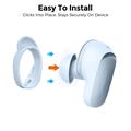 Bose QuietComfort Ultra/Ultra 2 Ahastyle WG197 -silikonikorvatulpat - taivaansininen