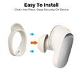 Bose QuietComfort Ultra/Ultra 2 Ahastyle WG197 -silikonikorvatulpat - valkoiset