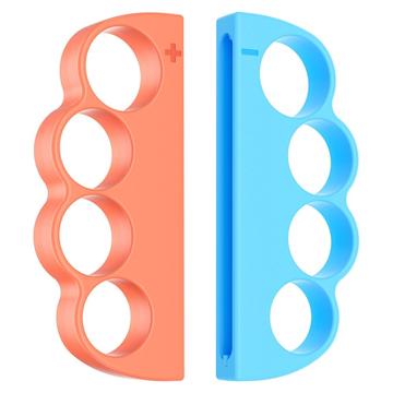 Näppäinkahvat Nintendo Switchin 2 Joy-Con-ohjaimelle – 2 kpl – oranssi / sininen