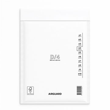 AirGuard Kupla kirjekuori D4 - 180x265mm - 200 kpl