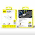 Budi AC310EW 67W GaN USB-C -pikalaturi, Power Delivery -tuki - valkoinen