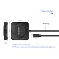 C-HD019 USB-C-kaksisuuntainen kytkin – 8K/10 Gbps/100W – musta
