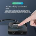 C-HD019 USB-C-kaksisuuntainen kytkin – 8K/10 Gbps/100W – musta