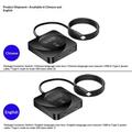 C-HD019 USB-C-kaksisuuntainen kytkin – 8K/10 Gbps/100W – musta