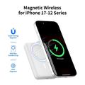 C1030 10000mAh:n magneettinen varavirtalaturi, 20W:n USB-C-pikalataus - valkoinen