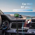 C80 6-in-1 -auton HUD-näyttö, Bluetooth 5.3, FM-lähetin - musta