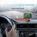 C80 6-in-1 -auton HUD-näyttö, Bluetooth 5.3, FM-lähetin - musta