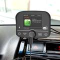 C9-auton DAB+-digitaaliradiovastaanotin - Bluetooth 5.0, kosketusnäyttö, USB-C, FM-lähetin ja AUX-ulostulo - musta
