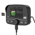 C9-auton DAB+-digitaaliradiovastaanotin - Bluetooth 5.0, kosketusnäyttö, USB-C, FM-lähetin ja AUX-ulostulo - musta