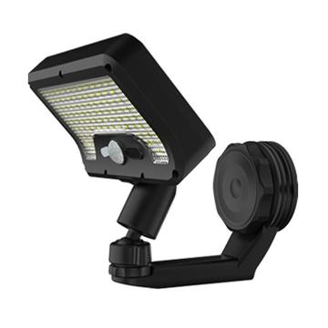 CCP0144 92-LED-aurinkokäyttöinen seinävalaisin liiketunnistimella - IP65 - valkoinen valo