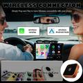 CP030-3 2-in-1 langaton CarPlay- ja Android Auto -sovitin - oranssi / musta