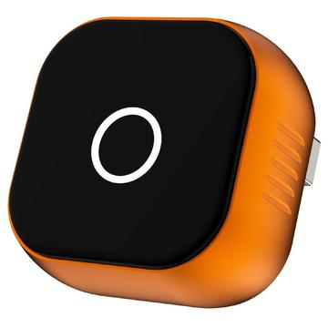 CP031-1 2-in-1 langaton CarPlay- ja Android Auto -sovitin - oranssi / musta