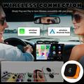 CP031-1 2-in-1 langaton CarPlay- ja Android Auto -sovitin - oranssi / musta