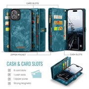 iPhone 16 Plus Caseme 008 2-in-1 Multifunctional Lompakkokotelo