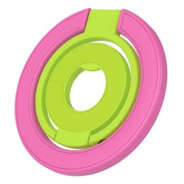 Värilohkoinen magneettinen puhelinteline - MagSafe-yhteensopiva - kirkkaan pinkki