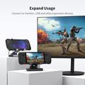 Jäähdytysasema ja USB-keskitin Asus ROG Ally X:lle, Steam Deckille ja Nintendo Switchille - mattamusta
