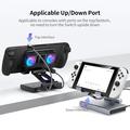 Jäähdytysasema ja USB-keskitin Asus ROG Ally X:lle, Steam Deckille ja Nintendo Switchille - titaaninharmaa