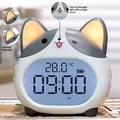 Corgi-koiran LED-herätyskello yövalolla
