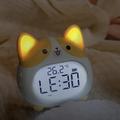 Corgi-koiran LED-herätyskello yövalolla