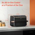 Cosori Dual Blaze TwinFry Smart -ilmakeittimen 10l - 2800W - musta