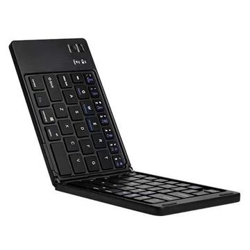 Coteci 64017 taitettava Bluetooth-näppäimistö Androidille, iOS:lle ja Windowsille - QWERTY - musta
