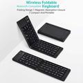 Coteci 64017 taitettava Bluetooth-näppäimistö Androidille, iOS:lle ja Windowsille - QWERTY - musta