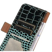 Xiaomi 17T Pro Crocodile Lompakkomallinen Nahkakotelo kanssa RFID