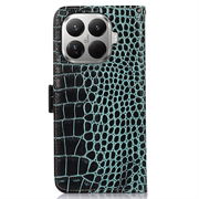 Xiaomi 17T Pro Crocodile Lompakkomallinen Nahkakotelo kanssa RFID