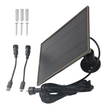 D-306 3W:n aurinkopaneeli valvontakameralle - 6000mAh