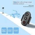 D09 3-painikkeinen Bluetooth-kaukosäädin DJI:lle, GoPro:lle ja Insta360:lle – musta