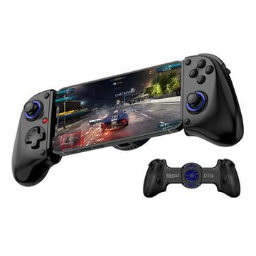 D11S-peliohjain jäähdytyspuhaltimella puhelimelle, tabletille ja Nintendo Switchille – musta