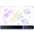 D17 LED-valaistu piirustustaulu - 350x245mm - 14 valotilaa - sininen