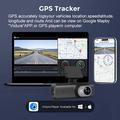 D19 MAX 4K -kaksoisajokamera, jossa takakamera - GPS/WiFi - musta