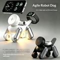 D6 3-in-1-robottikoiran magneettinen langaton laturi iPhone-, Apple Watch- ja AirPods-laitteille - musta