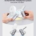 D6 3-in-1-robottikoiran magneettinen langaton laturi iPhone-, Apple Watch- ja AirPods-laitteille - valkoinen