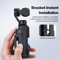 DJI Osmo Pocket 4 -monitoiminen magneettinen kiinnitysteline - 1/4" kierre - musta