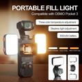 DJI Osmo Pocket 4P/4/3 -kannettava LED-täytevalaisin, 3 värimoodia - 2 kpl.