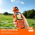 DV09 Clip-On 4K WiFi -taskukamera kääntyvällä objektiivilla - oranssi