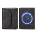 Irrotettava MagSafe-kortinhaltija / RFID-lompakko - musta